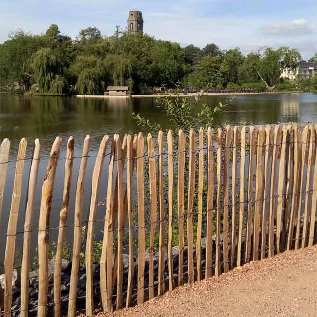 ganivelle, la cloture des jardins