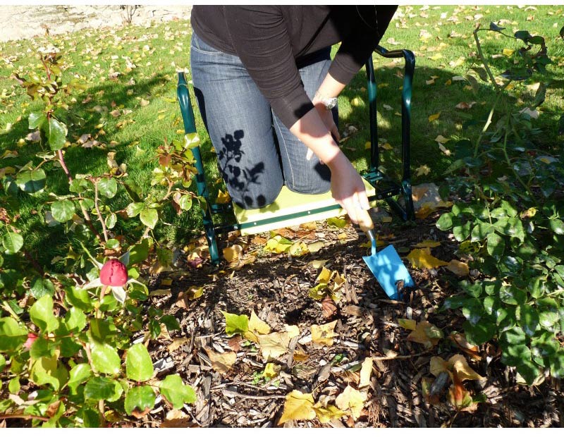 banc de jardinage à genoux