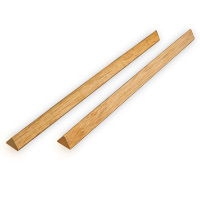 2 baguettes de fixation toile a le transat bois